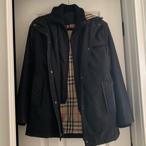 Burberry Black Calandra Jacket